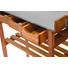 PFLANZTISCH MIT SCHUBLADEN - Braun, KONVENTIONELL, Holz (78/84,5/38cm)