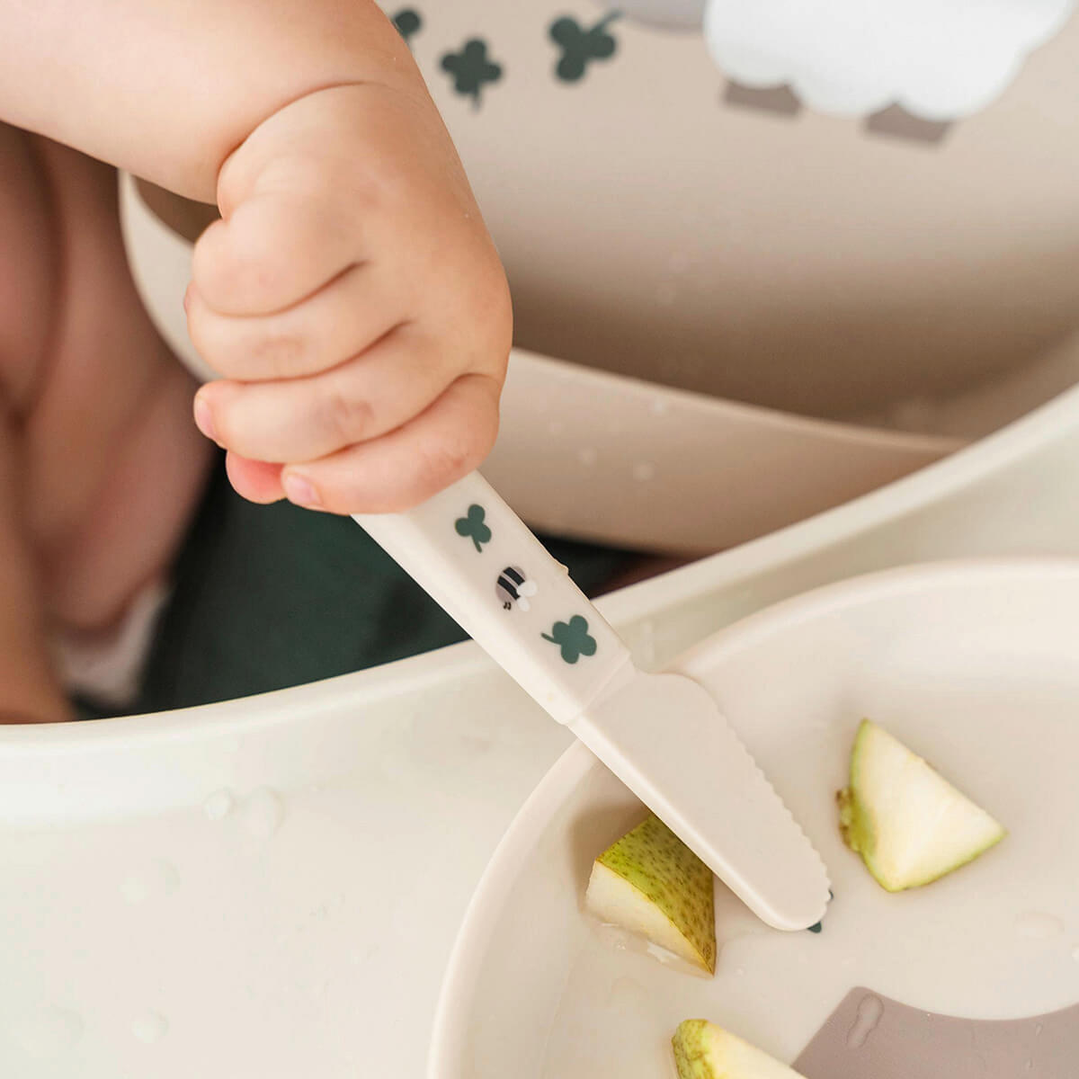 KINDERBESTECK  - Sandfarben, Basics, Kunststoff (1,5/10/14,5cm)