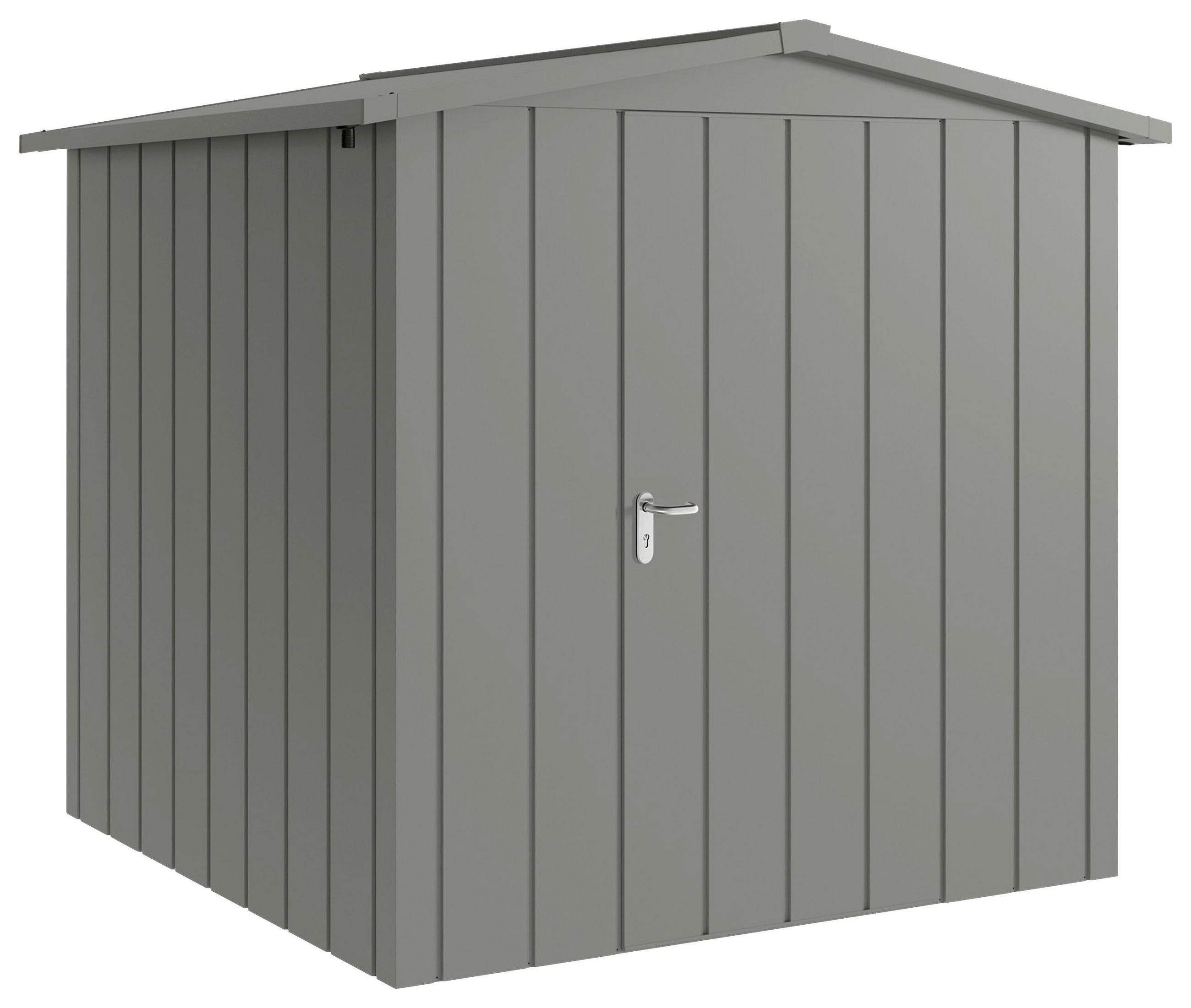 GERÄTEHAUS 237/223/229 cm  - Alufarben, Basics, Metall (237/223/229cm)