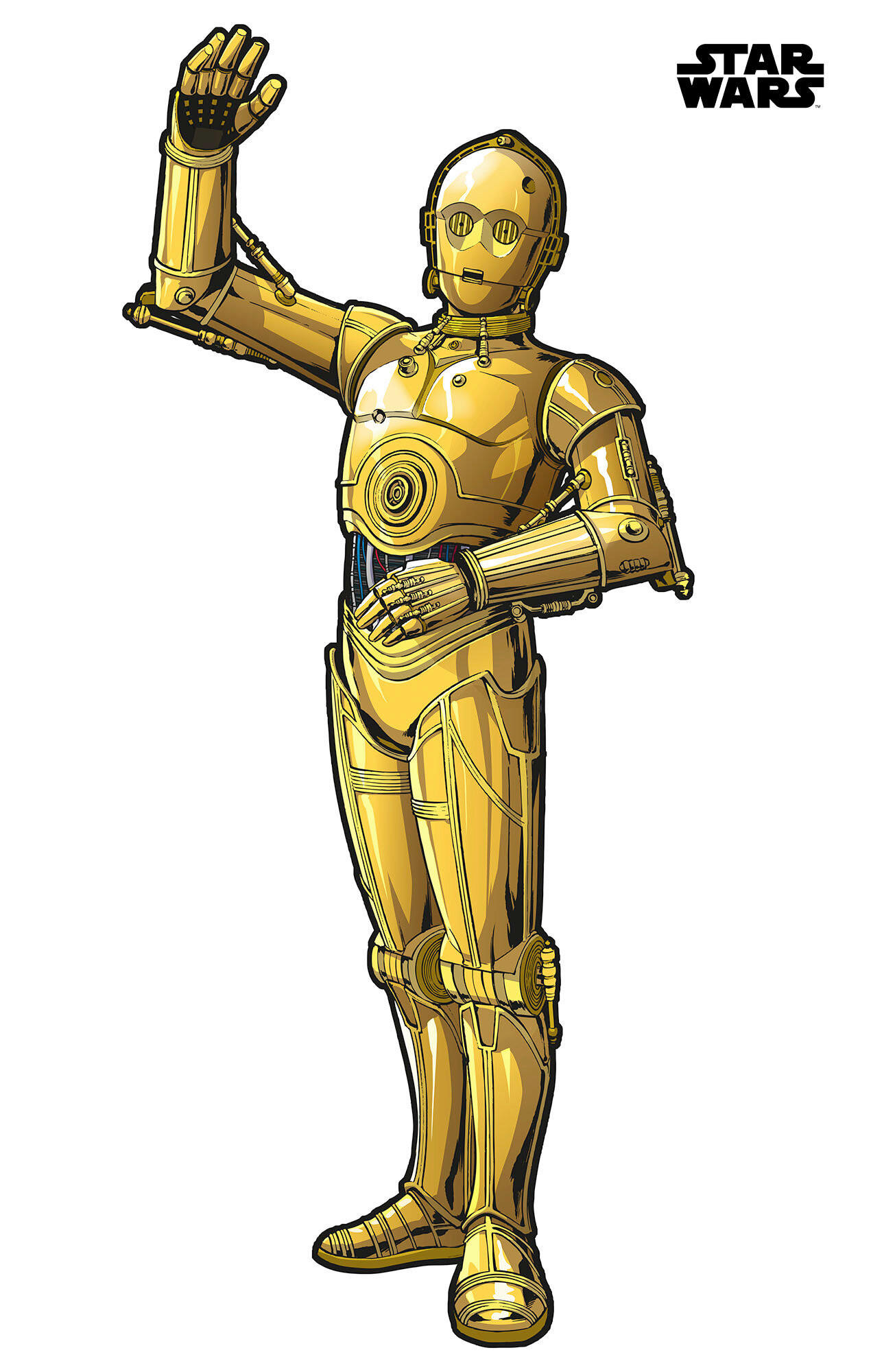 Xora Fototapete Star Wars Mehrfarbig 127x200 cm