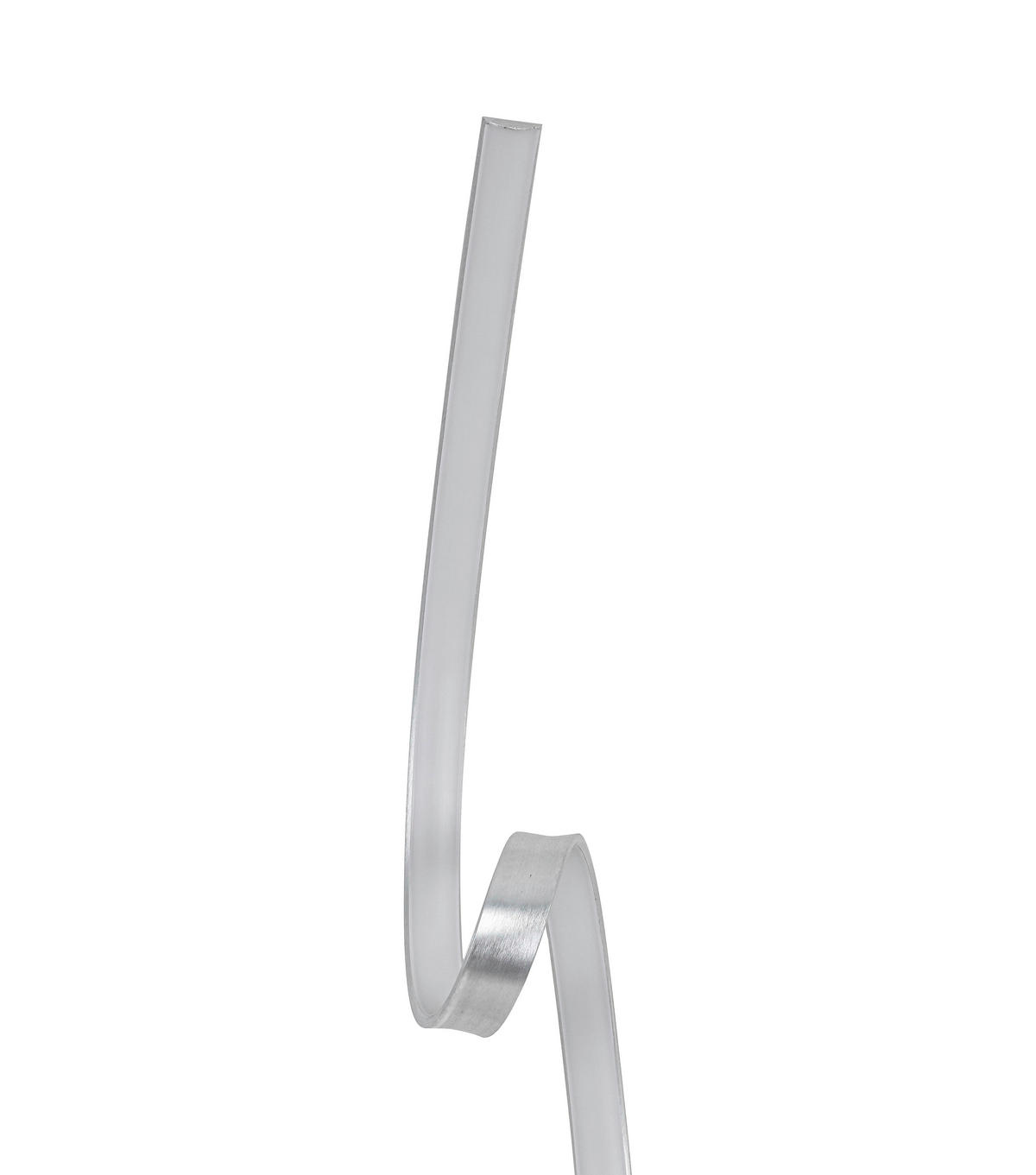 LAMPADAR CU LED - culoare aluminiu, Lifestyle, plastic/metal (24/30,3/156,7cm) - Novel