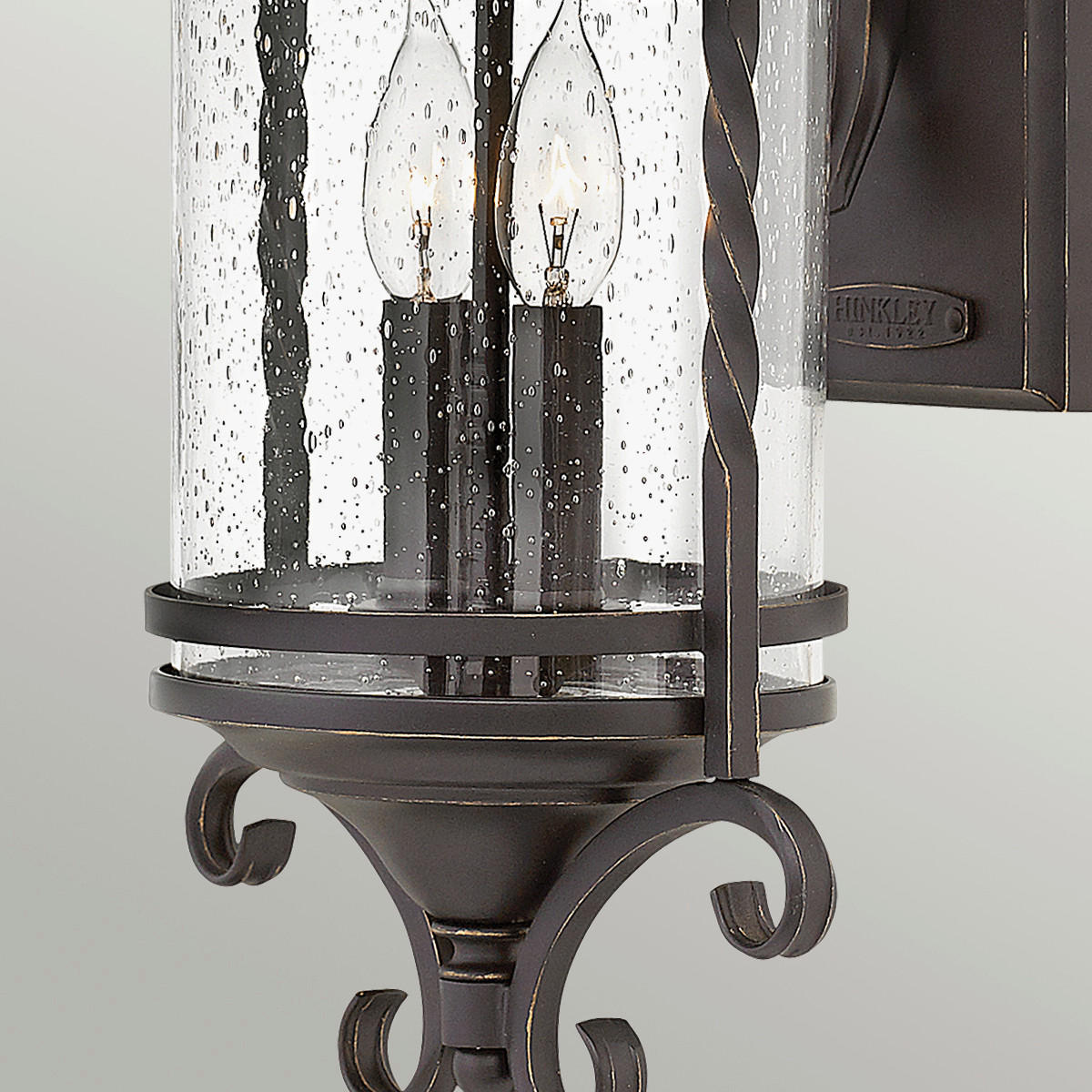VÄGGLAMPA FÖR UTOMHUS - svart, Basics, metall/glas (24,8/23,6/54,1cm) - Elstead Lighting