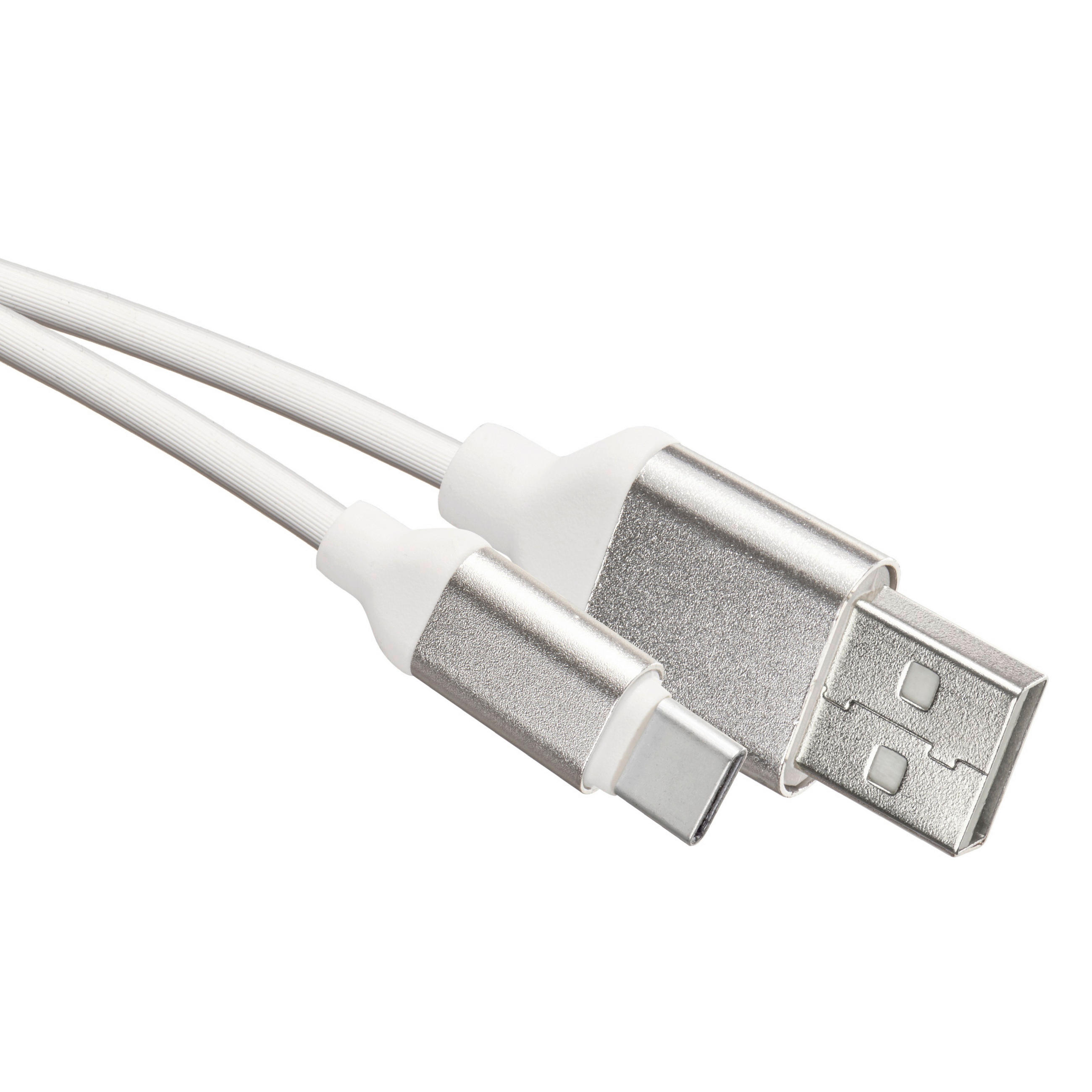 NABÍJECÍ USB KABEL - bílá, Moderní, plast (8.5/13/2cm)