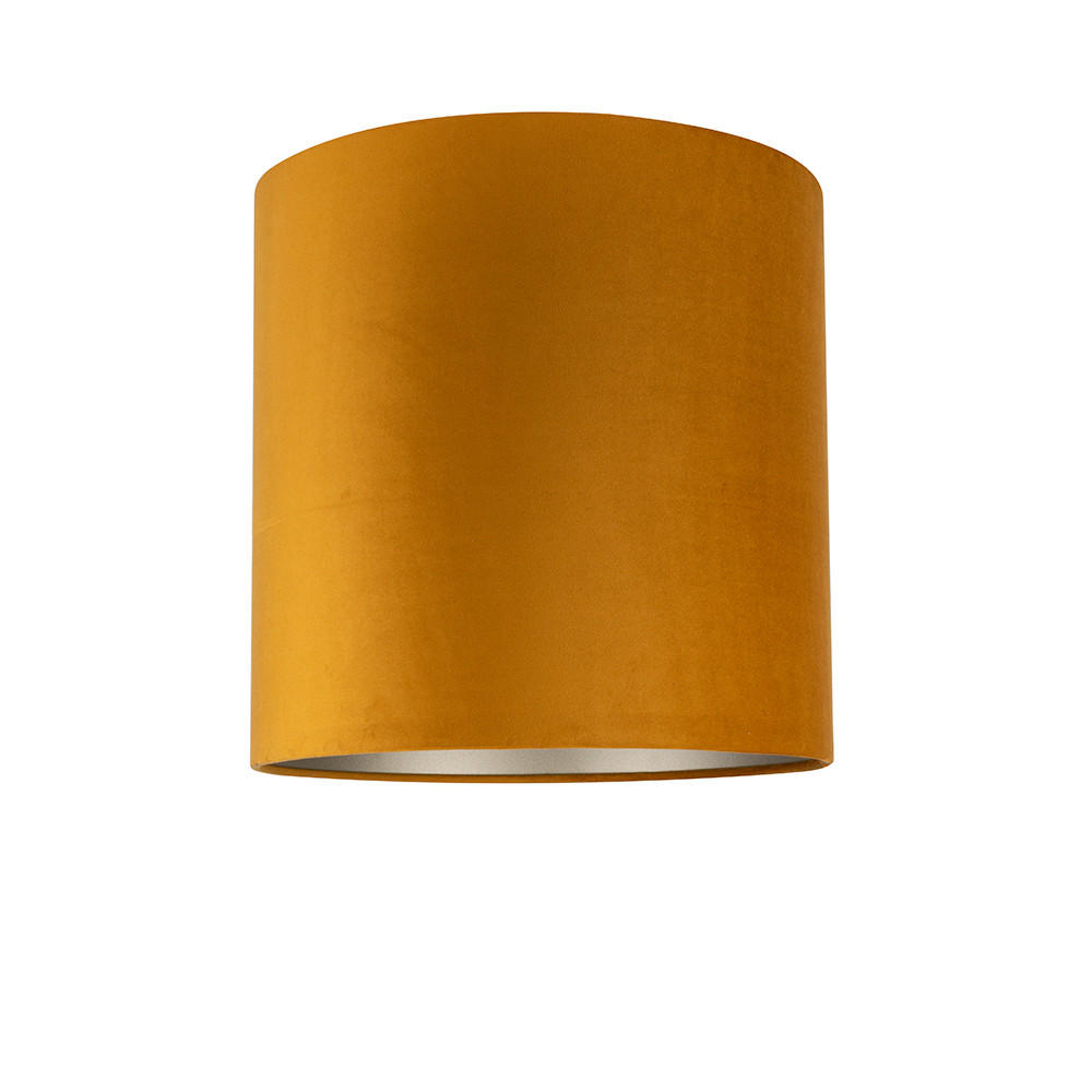 LEUCHTENSCHIRM   - Bernsteinfarben, Basics, Textil/Metall (40/35cm)