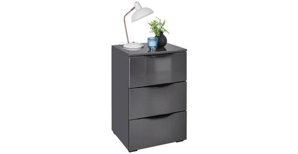 REGAL Anthrazit - Anthrazit/Schwarz, KONVENTIONELL, Holzwerkstoff/Kunststoff (46/67/40cm) - Hom`in