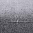 WOHNLANDSCHAFT Grau Velours  - Chromfarben/Grau, KONVENTIONELL, Kunststoff/Textil (198/363/150cm) - Hom`in