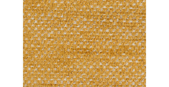 ECKSOFA in Chenille Currygelb  - Currygelb/Schwarz, KONVENTIONELL, Textil/Metall (184/265cm) - Hom`in