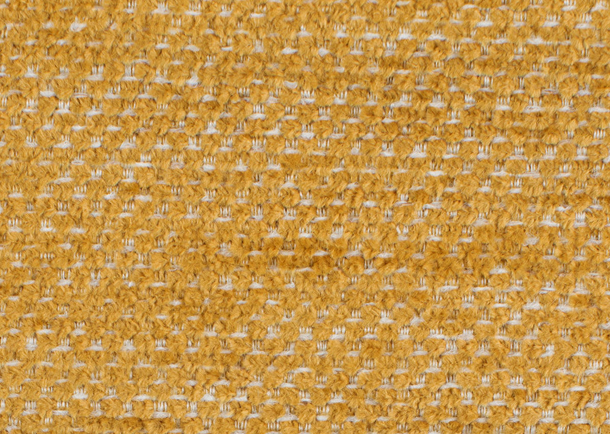 ECKSOFA in Chenille Currygelb  - Currygelb/Schwarz, Konventionell, Textil/Metall (265/184cm) - Hom`in