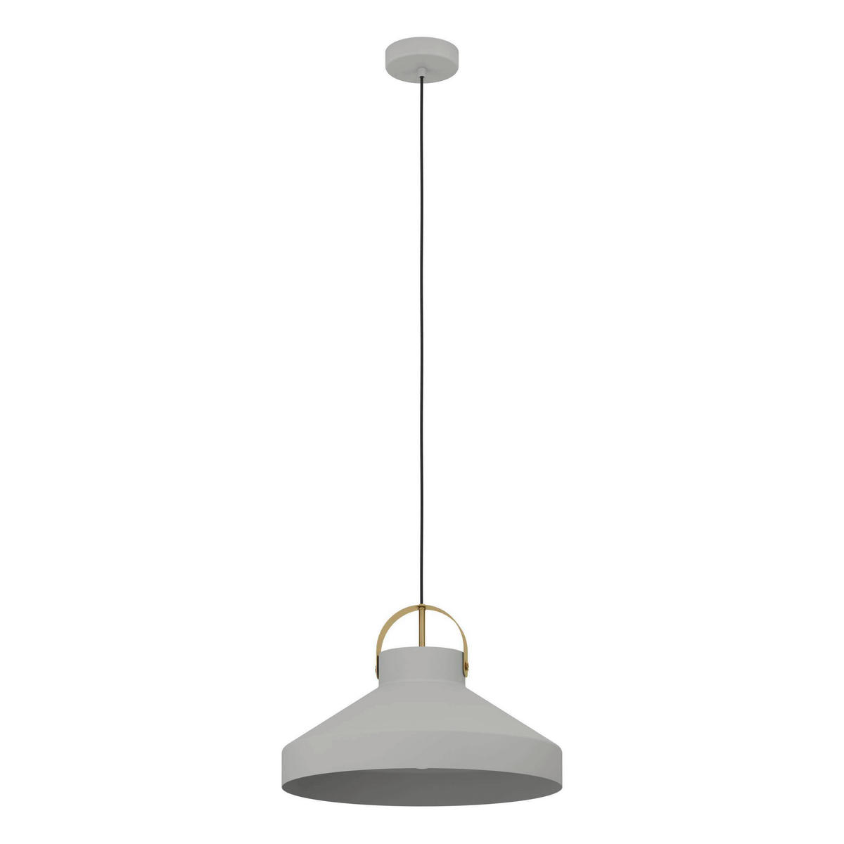 HÄNGELEUCHTE 42/150 cm  - Messingfarben/Grau, KONVENTIONELL, Metall (42/150cm) - Eglo