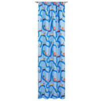 Material Textil Decorativ obscuritate  - albastru/alb, Basics, textil (150cm)
