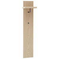 GARDEROBENPANEEL  in 30/168/30 cm  - Eichefarben/Schwarz, Natur, Holz/Metall (30/168/30cm) - Linea Natura