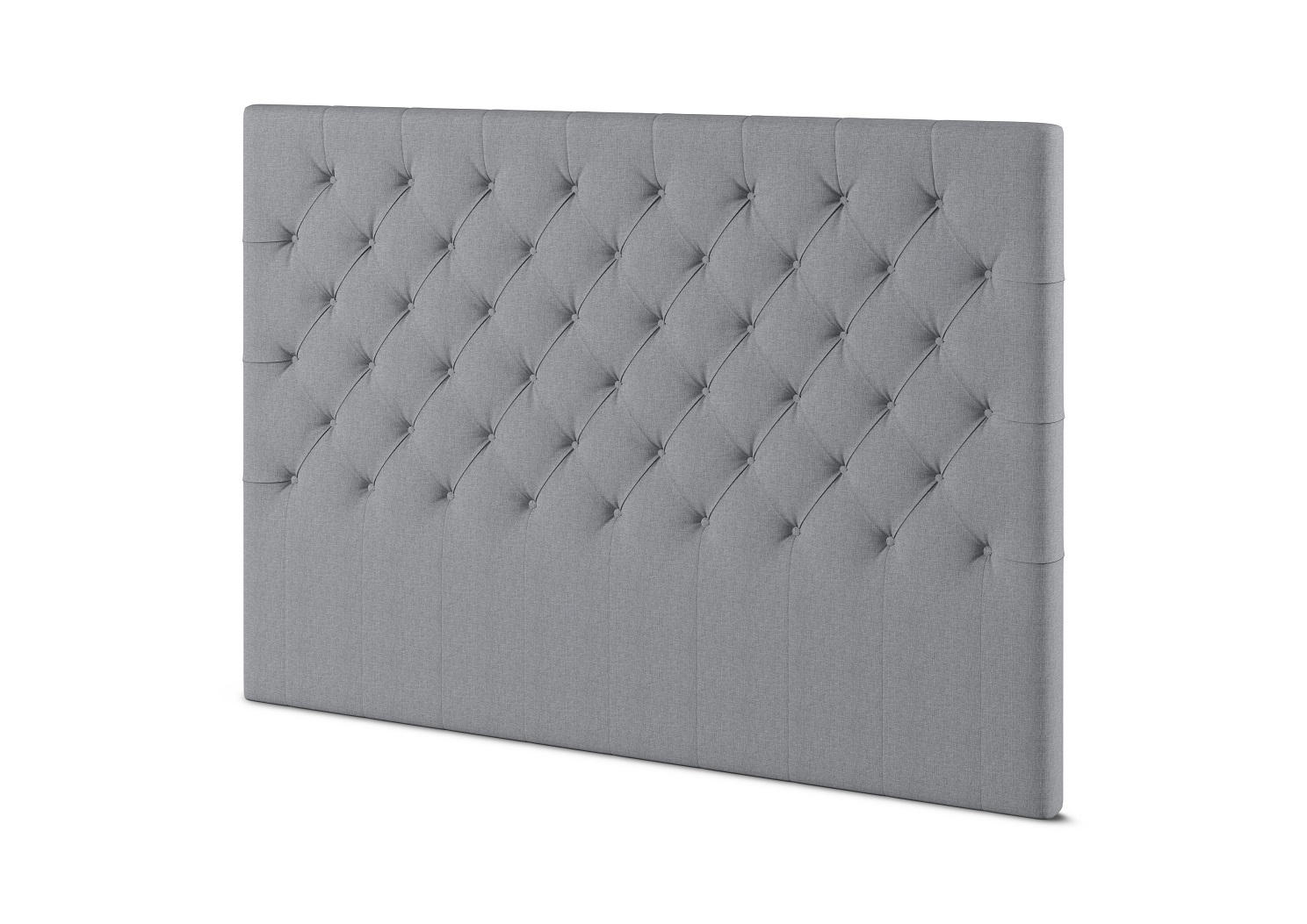 HUVUDGAVEL 180/125/7 cm  i grå  - grå, Klassisk, trä/textil (180/125/7cm) - Ekens