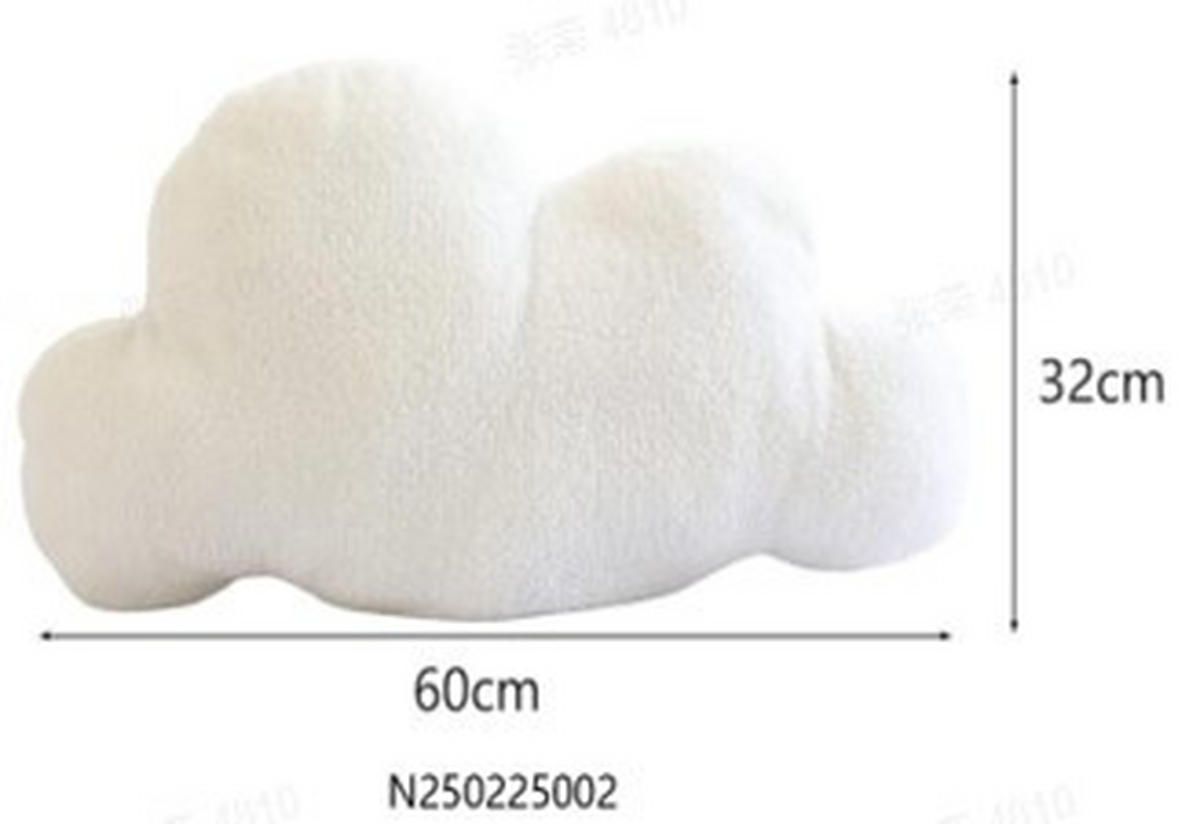 PERNĂ DECORATIVĂ 60/32 cm  - alb, textil (60/32cm) - Ben'n'jen
