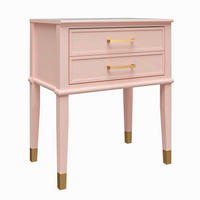 BEISTELLTISCH in Holz, Holzwerkstoff  - Silberfarben/Rosa, Design, Holz/Holzwerkstoff (60/72/40cm) - MID.YOU