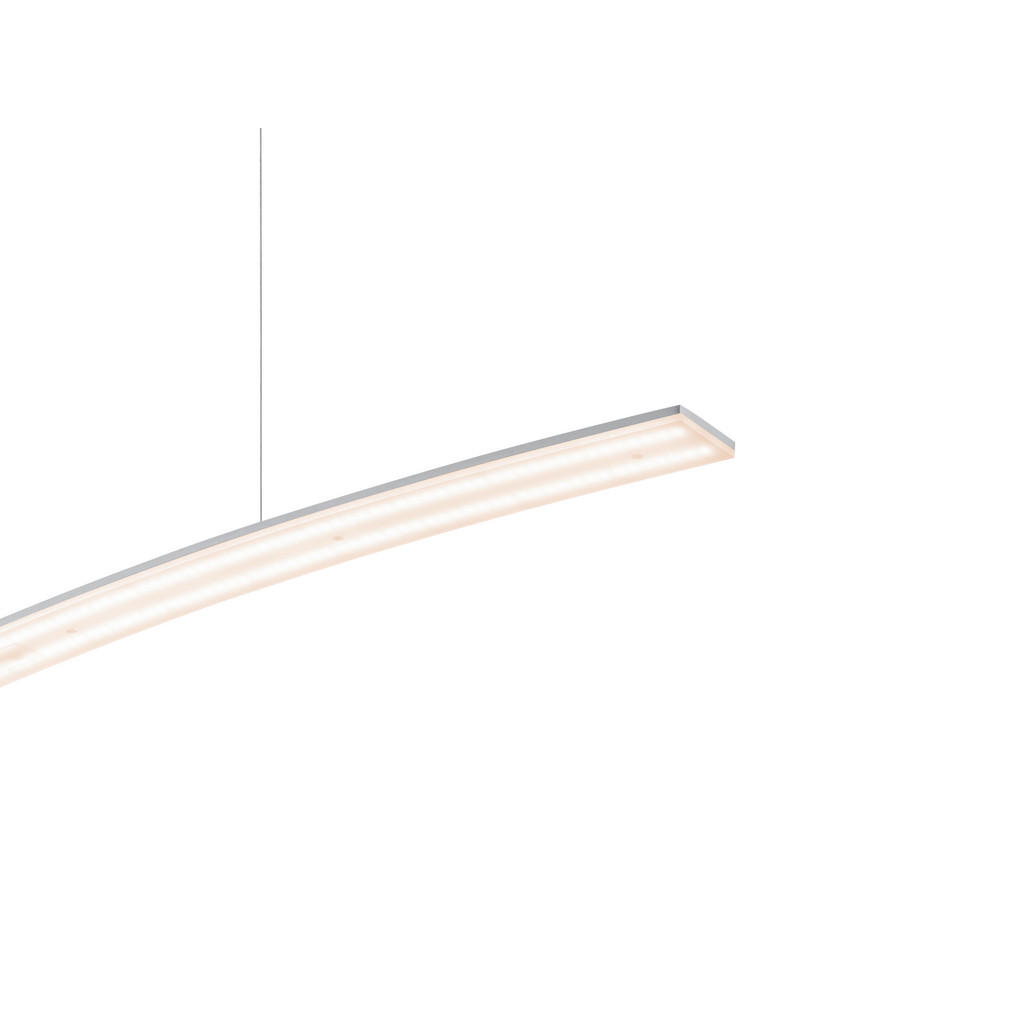 Thumbnail - Hell Led-Hängeleuchte, Alu, Metall, 5x150x100 cm, höhenverstellbar, Farbtemperaturwechsler, Lampen & Leuchten, Innenbele...
