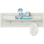 WANDBOARD in 106,2/33,5/21,6 cm Grau, Weiß  - Weiß/Grau, Natur, Holzwerkstoff (106,2/33,5/21,6cm) - My Baby Lou