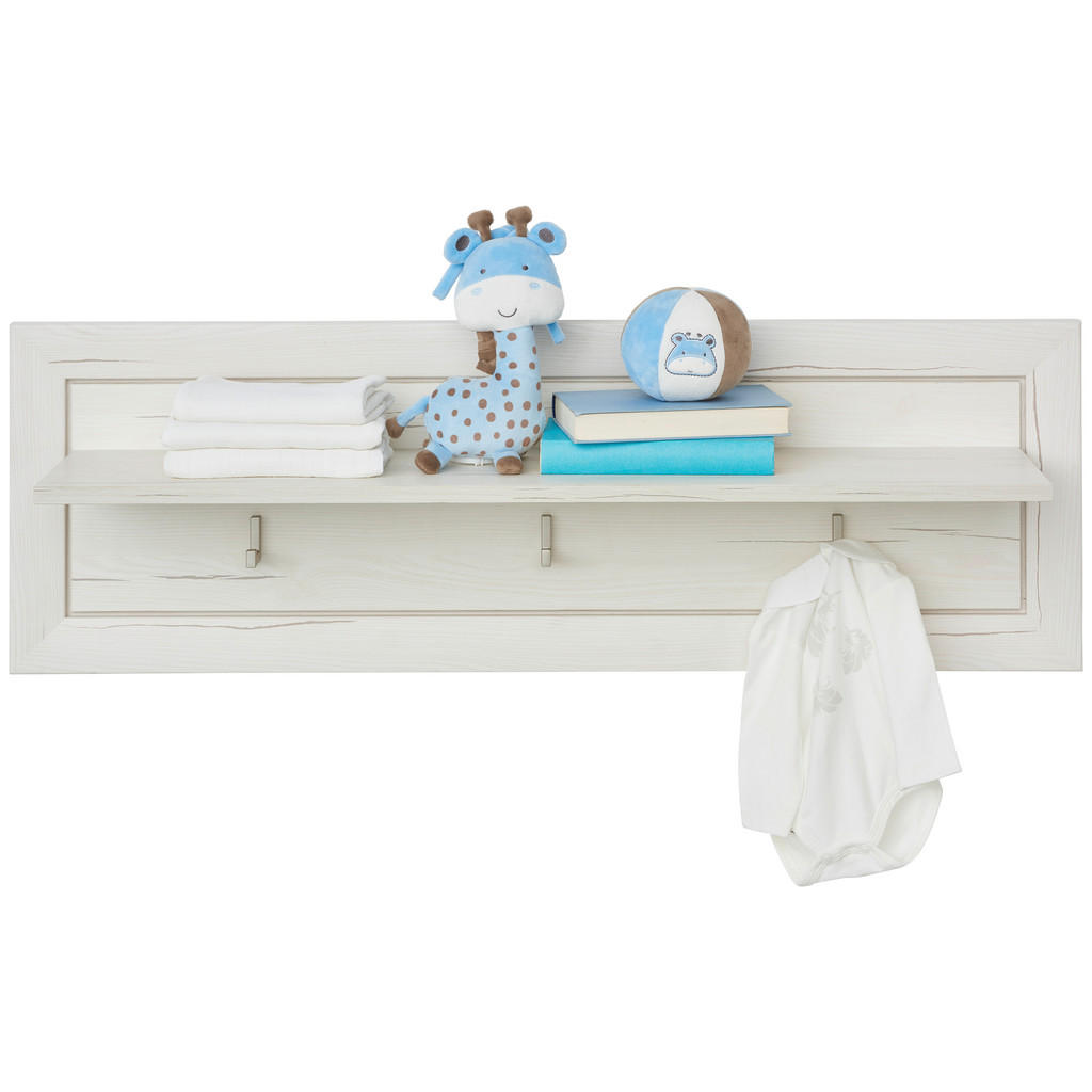 My Baby Lou NÁSTĚNNÁ POLICE, šedá, bílá, 106,2/33,5/21,6 cm
