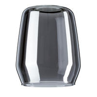 SCHIENENSYSTEM-LEUCHTENSCHIRM URail 8/9,5 cm   - Grau, Design, Glas (8/9,5cm) - Paulmann