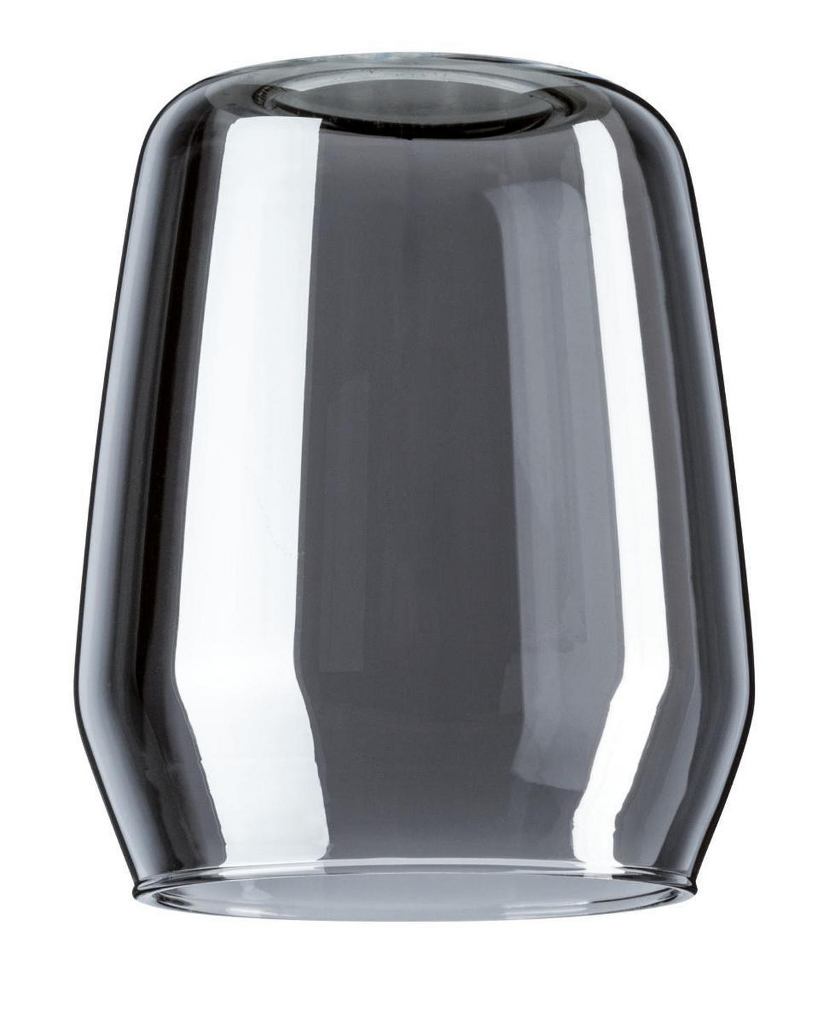 SCHIENENSYSTEM-LEUCHTENSCHIRM URail 8/9,5 cm   - Grau, Design, Glas (8/9,5cm) - Paulmann