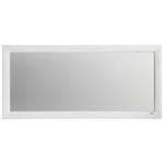 WANDSPIEGEL 130,4/60/2,5 cm    in rechteckig  - Weiß, LIFESTYLE, Glas/Holzwerkstoff (130,4/60/2,5cm) - Hom`in