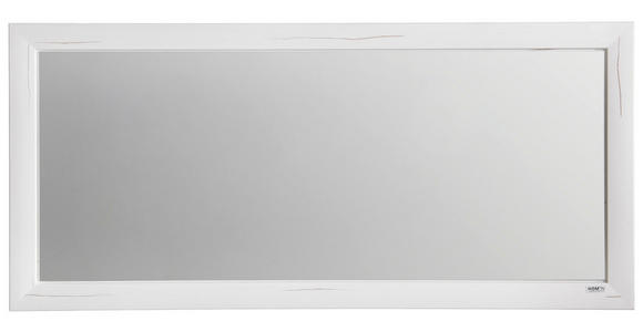 WANDSPIEGEL 130,4/60/2,5 cm    in rechteckig  - Weiß, LIFESTYLE, Glas/Holzwerkstoff (130,4/60/2,5cm) - Hom`in