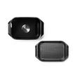 BRÄTER  - Klar/Schwarz, Basics, Glas/Metall (34,5/24,5/12,2cm) - Homeware Profession.