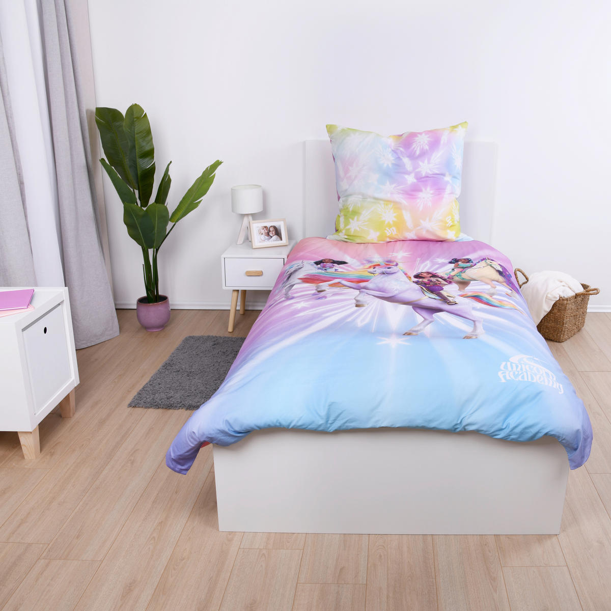 JUGENDBETTWÄSCHE 135/200 cm  - Pink, Basics, Textil (135/200cm) - Herding