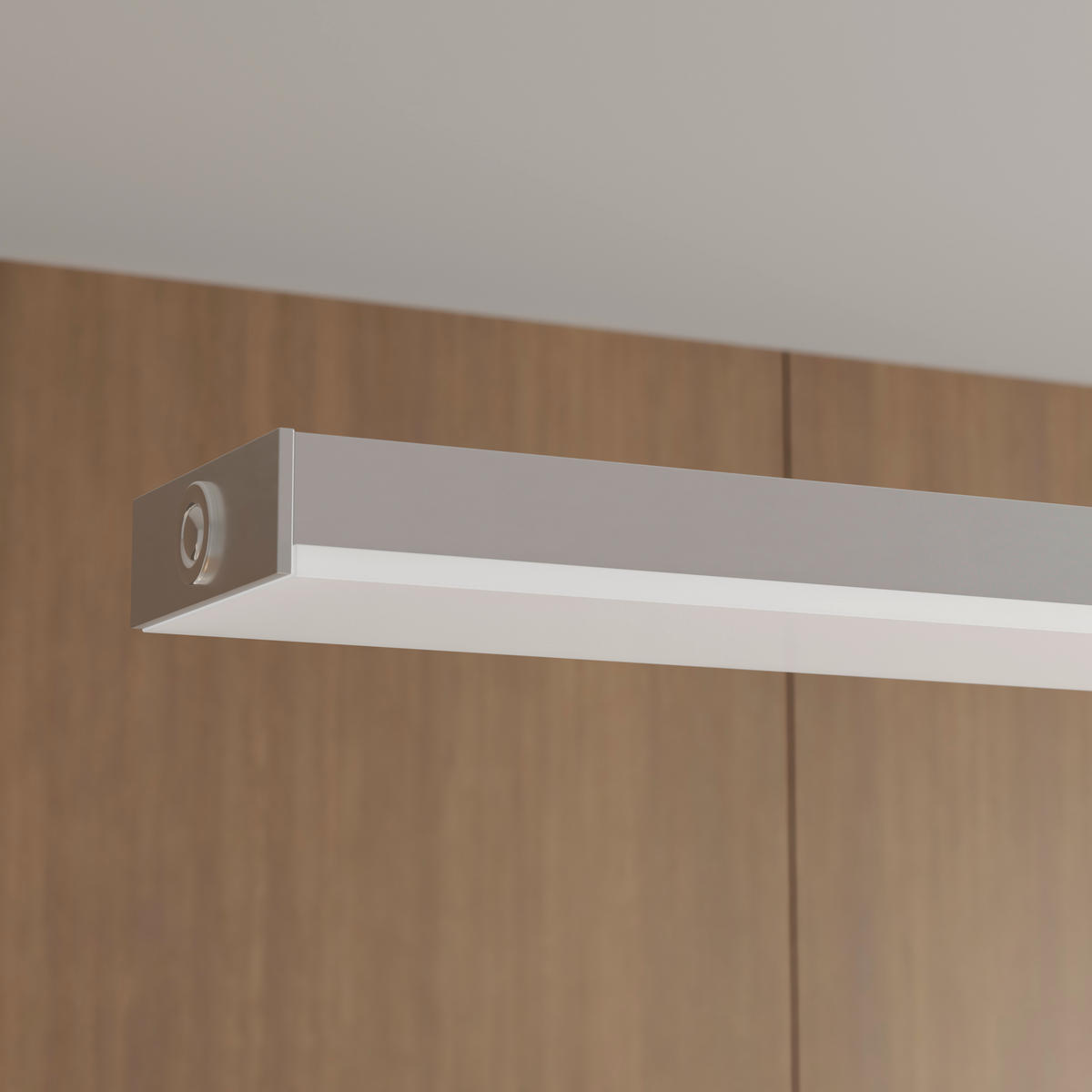 ZÁVĚSNÉ LED SVÍTIDLO, 115/13/200 cm  - barvy hliníku, Basics, kov/plast (115/13/200cm) - Novel