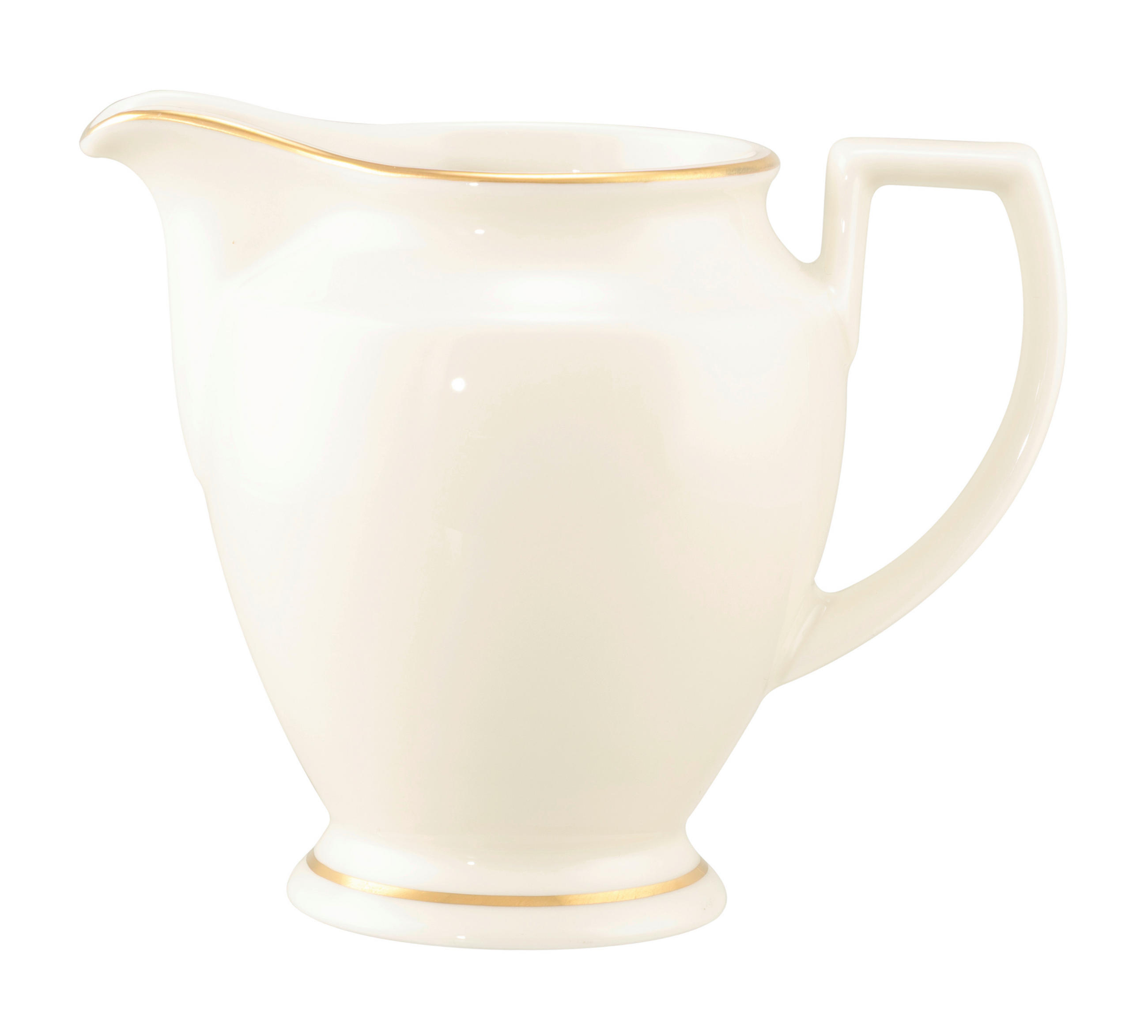 POSUDA ZA MLEKO  200 ml   - zlatna/krem, Osnovno, keramika (0,20l) - Seltmann Weiden