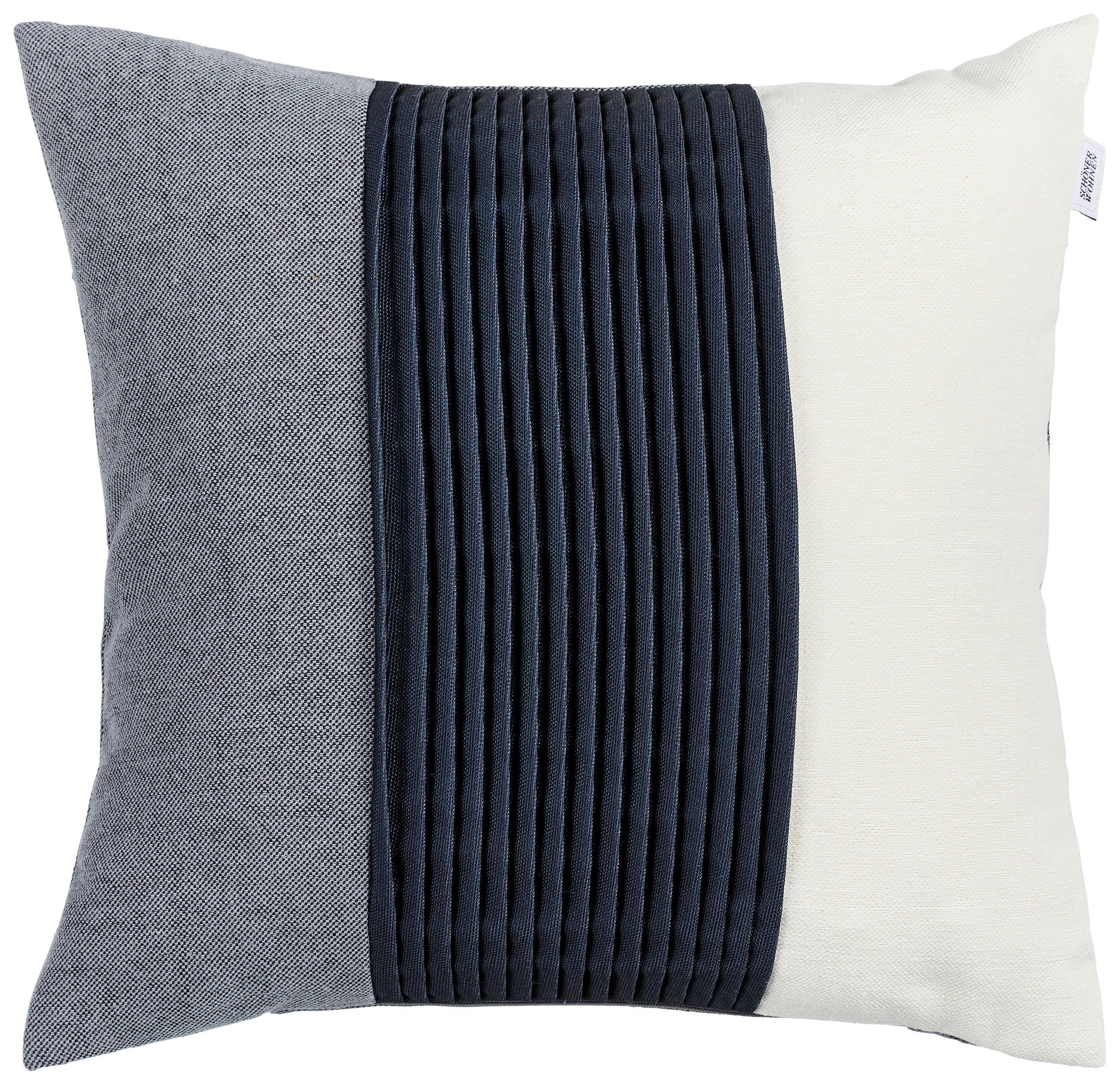 KISSENHÜLLE SW-SCAN 45/45 cm  - Creme/Schwarz, Basics, Textil (45/45cm) - Schöner Wohnen