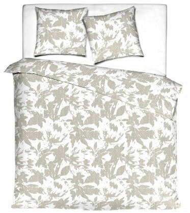 ÁGYNEMŰHUZAT-GARNITÚRA 220/200 cm  - bézs/szürke, Basics, textil (220/200cm)