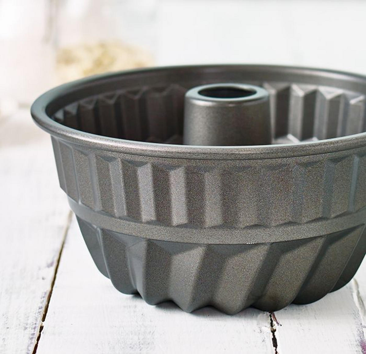 GUGELHUPFFORM  - Anthrazit, KONVENTIONELL, Metall (16/8,5cm) - Birkmann