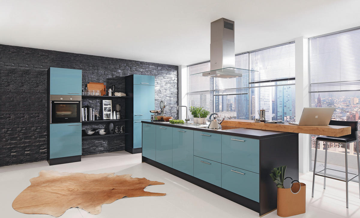 EINBAUKÜCHE   - Design, Holzwerkstoff - Novel