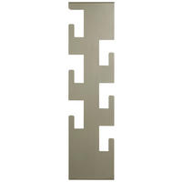 NÁSTĚNNÁ ŠATNA, 15/60/8 cm - zelená, Design, kov (15/60/8cm)