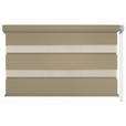 DOPPELROLLO 120/160 cm - Braun, KONVENTIONELL, Textil (120/160cm) - Homeware