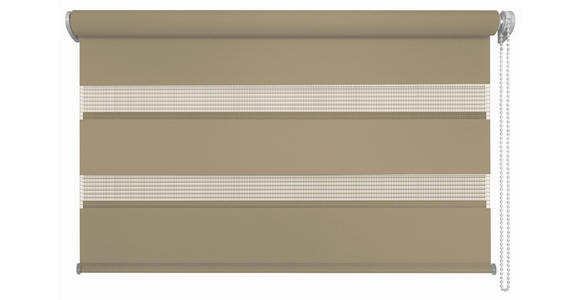 DOPPELROLLO 120/160 cm - Braun, KONVENTIONELL, Textil (120/160cm) - Homeware
