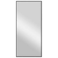 WANDSPIEGEL 30/100/1,5 cm  - Schwarz, Design, Glas/Holzwerkstoff (30/100/1,5cm) - Carryhome
