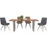 STUHL Lederlook Edelstahlfarben, Taupe - Taupe/Edelstahlfarben, Design, Textil/Metall (51,5/89/65,5cm) - Novel STUHL Lederlook Edelstahlfarben, Taupe - Taupe/Edelstahlfarben, Design, Textil/Metall (51,5/89/65,5cm) - Novel