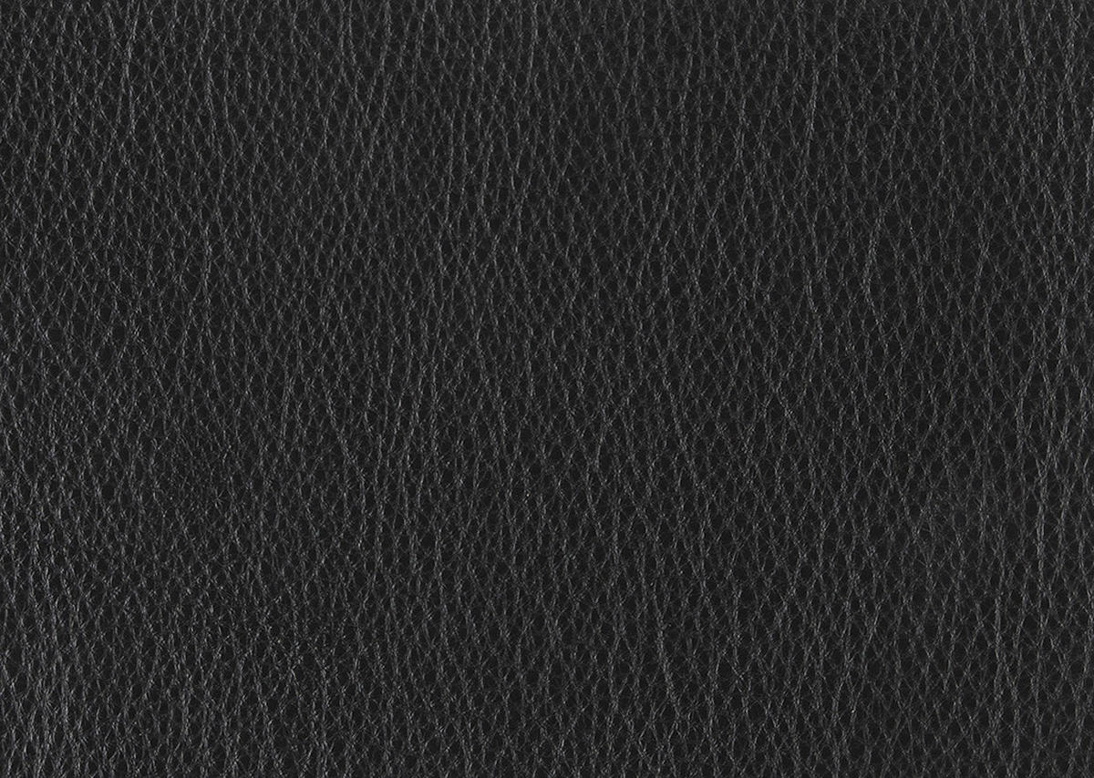 RELAXSESSEL in Leder Schwarz  - Edelstahlfarben/Schwarz, Design, Leder/Metall (92/79/90cm) - Koinor