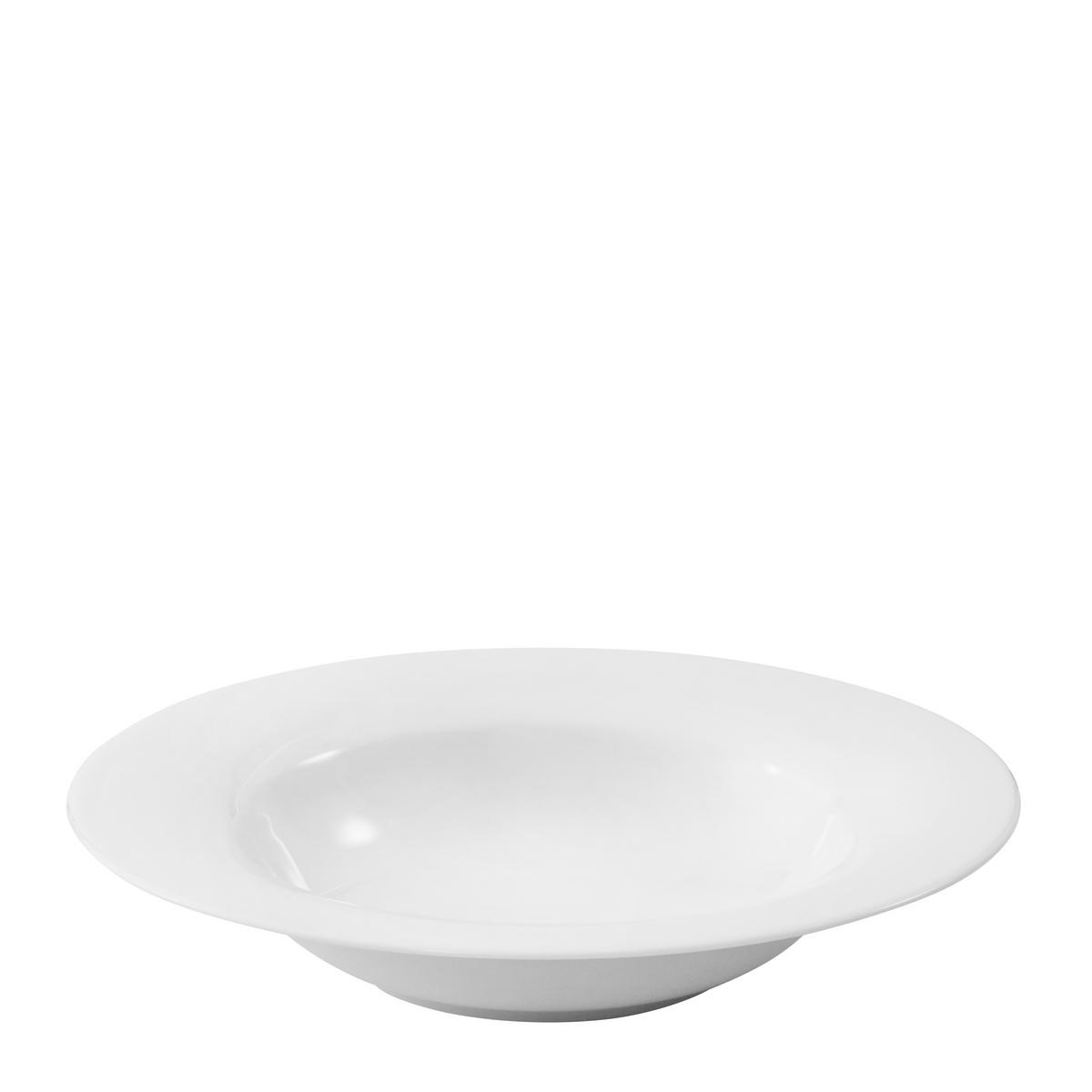 FARFURIE ADÂNCĂ 23,5 cm  - alb, Basics, ceramică (23,5cm) - Novel