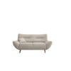 2-SITZER-SOFA Chenille Beige  - Wildeiche/Beige, MODERN, Holz/Textil (173/81/90cm) - MID.YOU