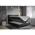 BOXBETT 180/200 cm  in Anthrazit  - Chromfarben/Anthrazit, Design, Holz/Holzwerkstoff (180/200cm) - Esposa