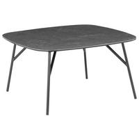 COUCHTISCH Klarglas 75/75/40 cm quadratisch Grau, Schwarz  - Schwarz/Grau, Basics, Glas/Keramik (75/75/40cm) - Xora