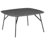 COUCHTISCH in Metall, Glas, Keramik 75/75/40 cm  - Schwarz/Grau, Basics, Glas/Keramik (75/75/40cm) - Xora