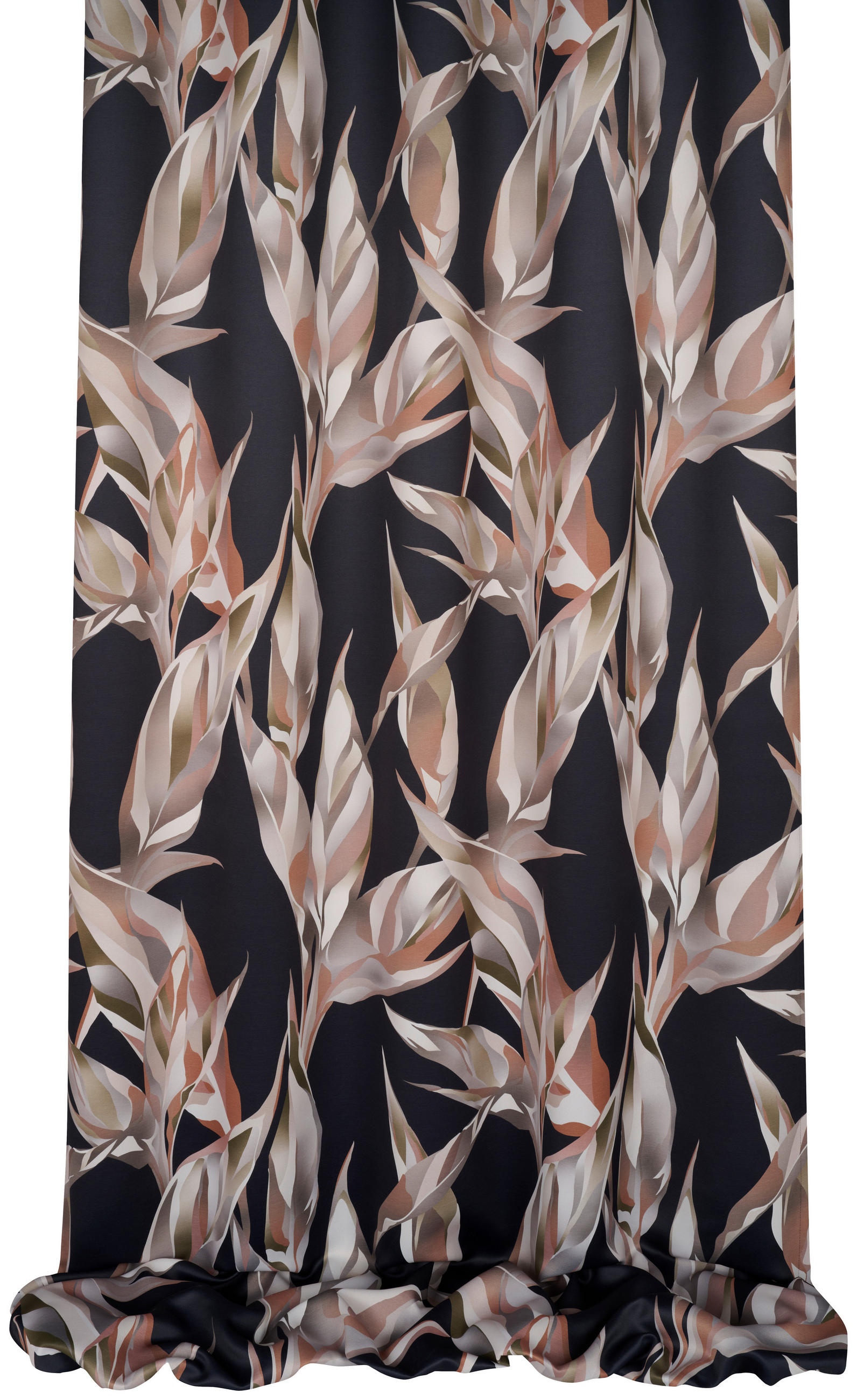 VORHANGSTOFF per lfm Verdunkelung  - Schwarz, Design, Textil (150cm) - Esposa