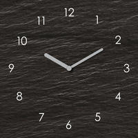 NÁSTĚNNÉ HODINY, 20/20 cm - Basics, sklo (20/20cm) - Euroart