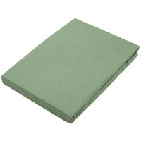 SPANNLEINTUCH 90-100/190-200 cm Jersey  - Dunkelgrün, Basics, Textil (90-100/190-200cm) - Novel