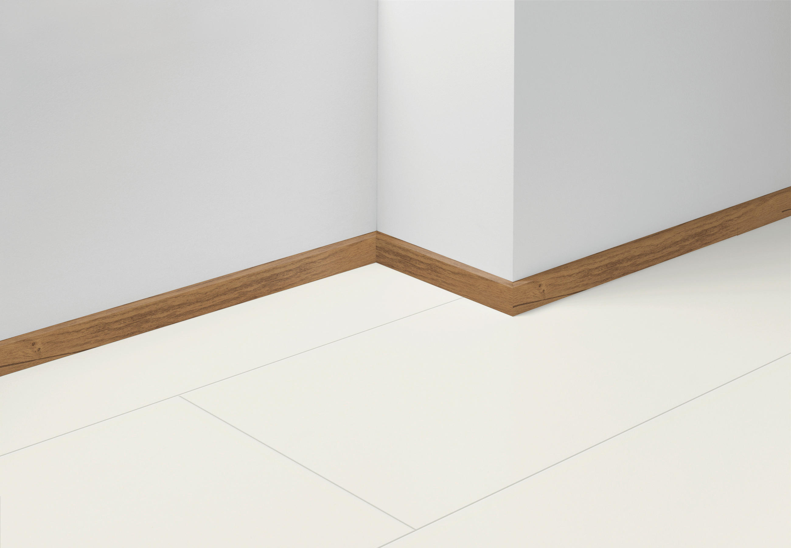 SOCKELLEISTE - Eichefarben/Braun, Basics, Holzwerkstoff (220/1,6/4cm) - Parador
