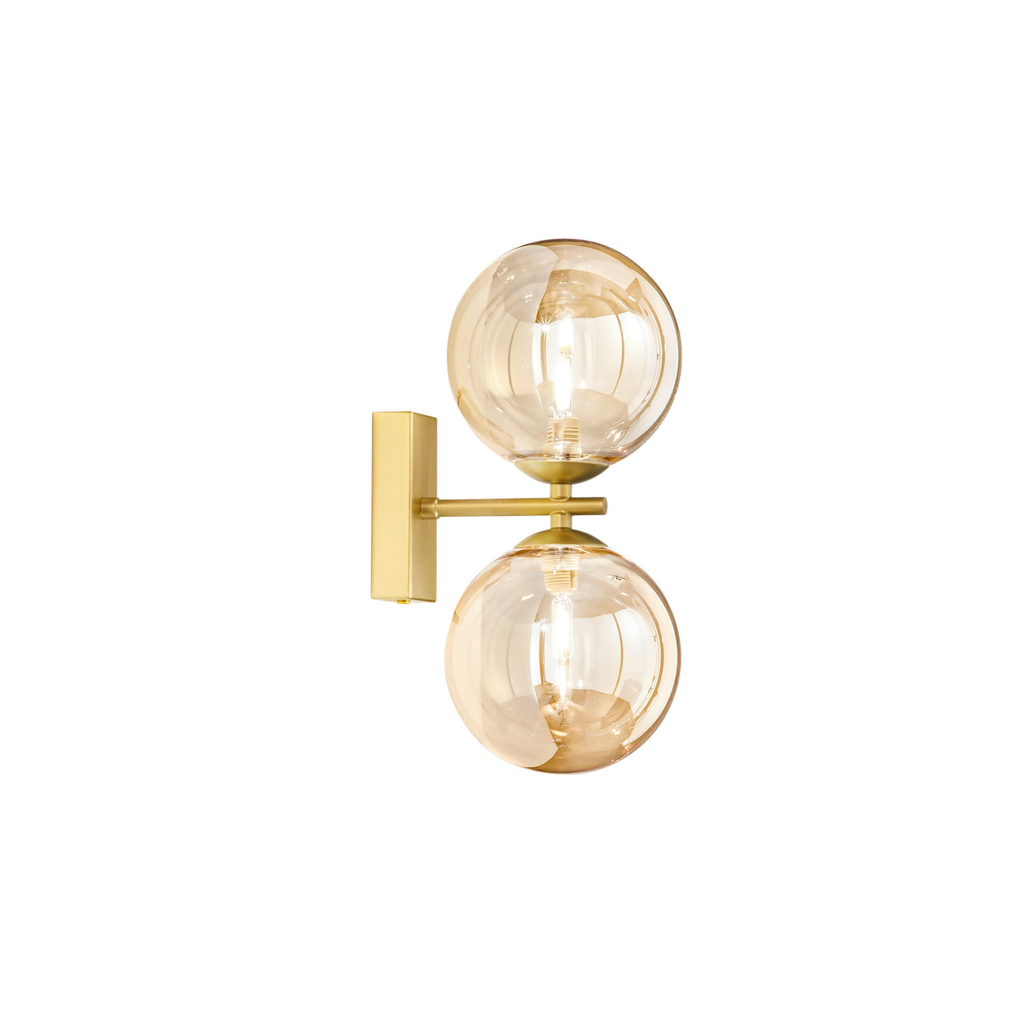 Luce ambiente Design Wandleuchte Luce Ambiente e Design Gold, Champagner 15x34x16.5 cm