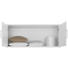 AUFSATZSCHRANK - Silberfarben/Weiß, KONVENTIONELL, Holzwerkstoff/Metall (106/43/54cm) - Xora AUFSATZSCHRANK - Silberfarben/Weiß, KONVENTIONELL, Holzwerkstoff/Metall (106/43/54cm) - Xora